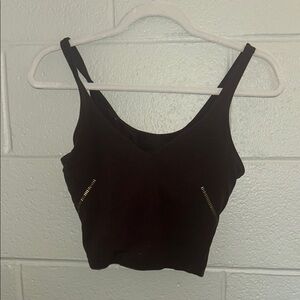Black Sleeveless Women's Top